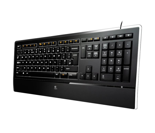 Logitech K740 Illuminated USB (podświetlana) - 156150 - zdjęcie
